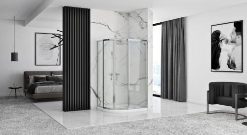 Душевая кабина REA LOOK CHROM 80х100