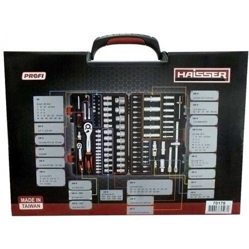 Набор инструментов HAISSER 70178 (108 предметов)