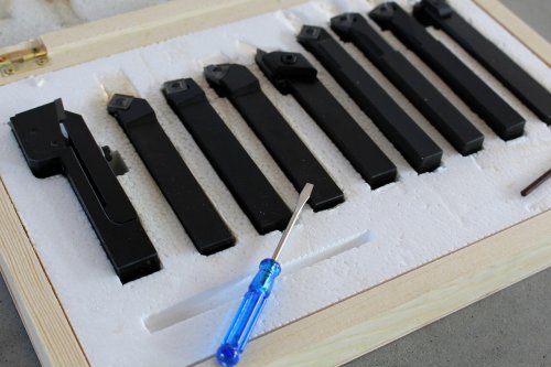 Резцы токарные, КОМПЛЕКТ из 9 шт. 12 мм Holzmann 9TLG12