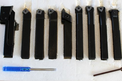 Резцы токарные, КОМПЛЕКТ из 9 шт. 12 мм Holzmann 9TLG12