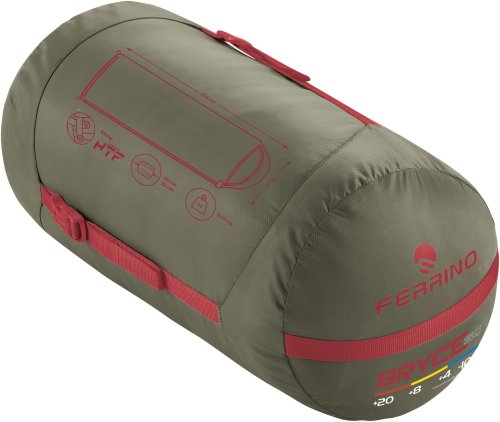 Спальный мешок Ferrino Bryce SQ/+9°C Green Left (86376MVVS)