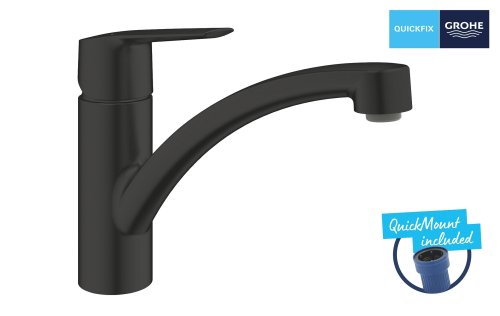 Смеситель для кухни Grohe QuickFix Start Black 324412432