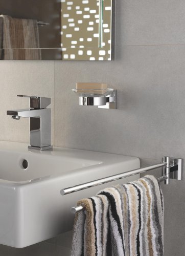 Двойной держатель для полотенец Grohe QuickFix Start Cube 40976000