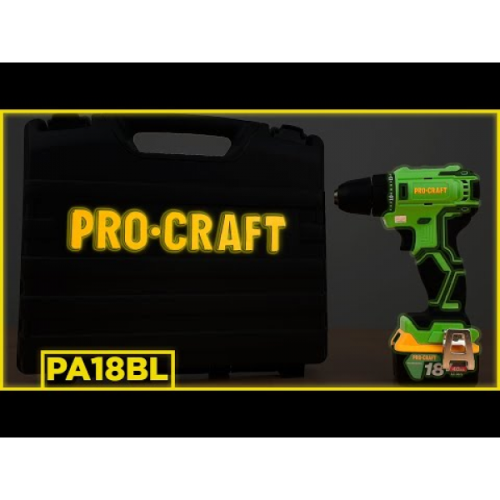 Бесщеточный аккумуляторный шуруповерт Procraft PA18BL