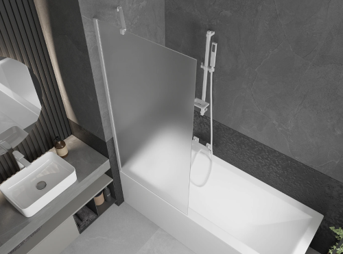 Шторка для ванны MEXEN NEXT 1 MATT 80 см. постоянная