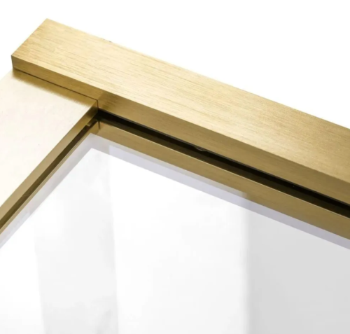 Шторка для ванны REA ELEGANT BRUSHED GOLD 70 см постоянная