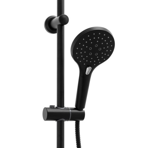 Душевая система Yoka BERGEN 25 BLACK черный с термостатом