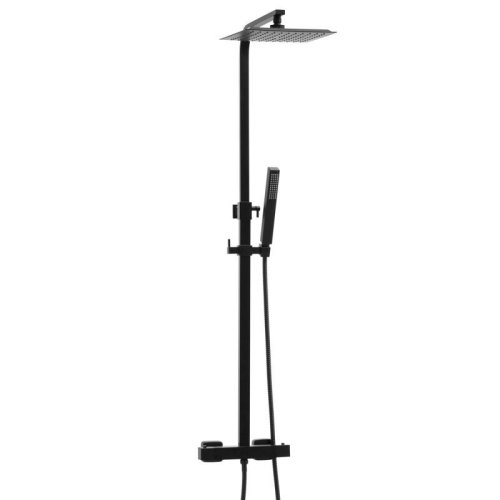 Душевая система Yoka GIRA 25 BLACK черный с термостатом