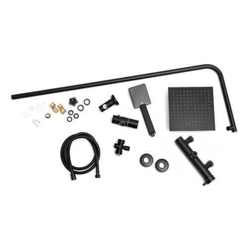 Душевая система Yoka TIKI-BLK BLACK черный