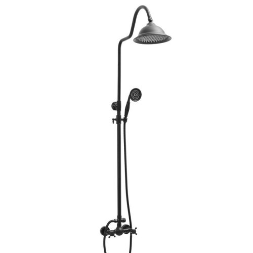 Душевая система Yoka DIXI BLACK черный