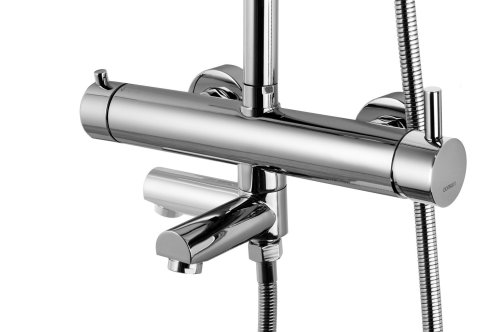 Душевая система Corsan LUGO CHROME с изливом