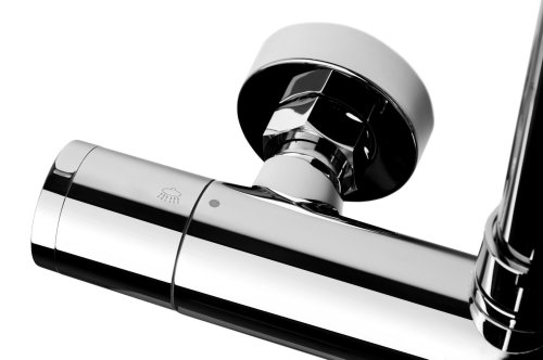 Душевая система Corsan LUGO CHROME с термостатом и изливом