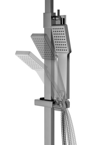 Душевая система Corsan ANGO CHROME с термостатом и изливом