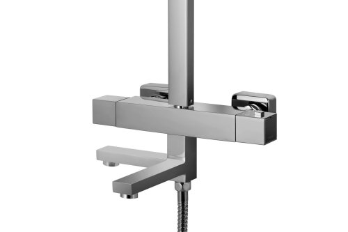 Душевая система Corsan ANGO CHROME с термостатом и изливом