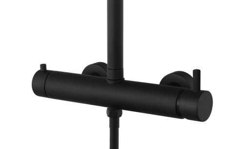 Душевая система Corsan LUGO BLACK MATT