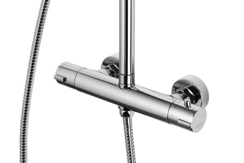 Душевая система Corsan LUGO CHROME с термостатом