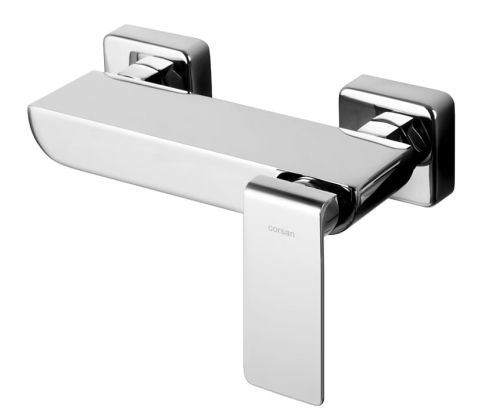 Душевая система Corsan CHROME со штангой