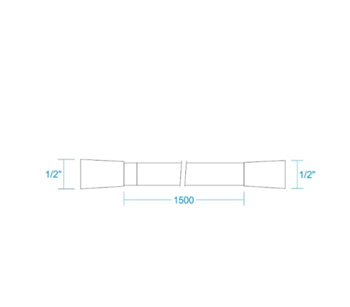 Душевая система Corsan CHROME со штангой