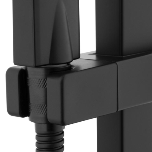 Душевая система Yoka GOBA 30 BLACK черный с термостатом