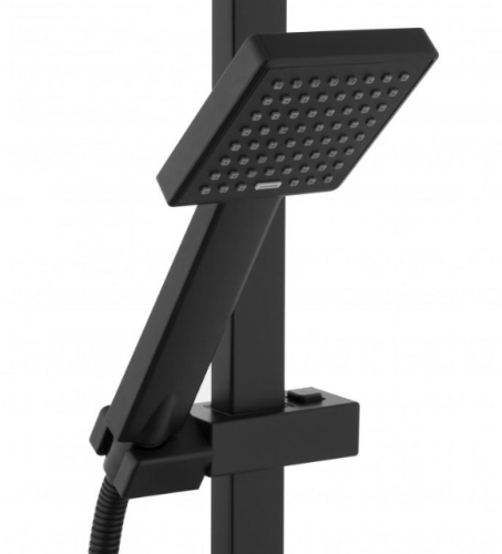 Душевая система Yoka GOBA 30 BLACK черный с термостатом