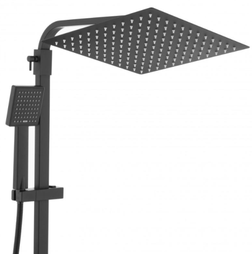 Душевая система Yoka GOBA 30 BLACK черный с термостатом