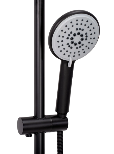 Душевая система REA VERSO BLACK с изливом