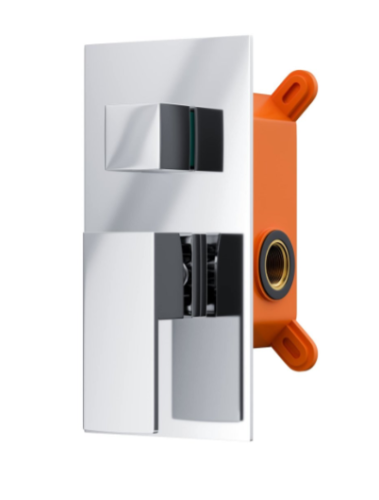 Душевая система скрытого монтажа Corsan ADOUR CHROM + BOX хром