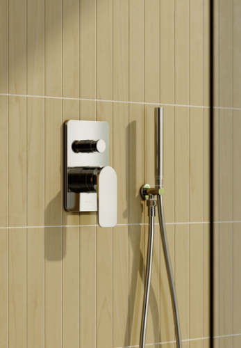 Душевая система KOHLMAN WEXPO CHROME + BOX скрытого монтажа