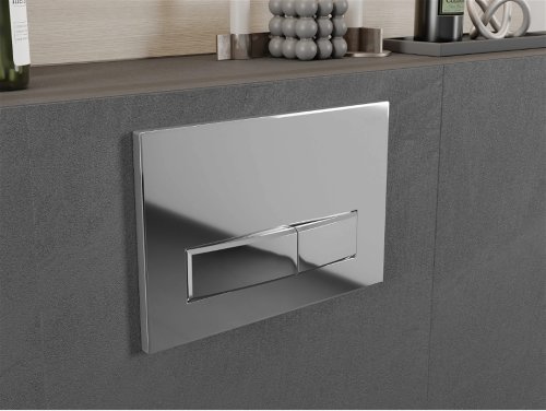 Кнопка смыва для инсталляции MEXEN FENIX 09 LIGHT CHROME