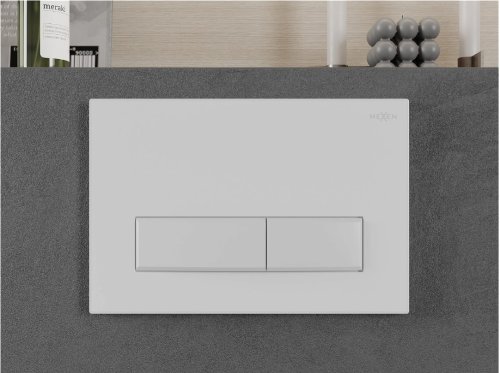 Кнопка смыва для инсталляции MEXEN FENIX 09 WHITE MATT