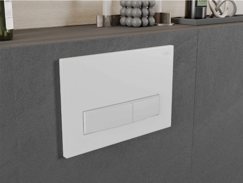 Кнопка смыва для инсталляции MEXEN FENIX 09 WHITE MATT