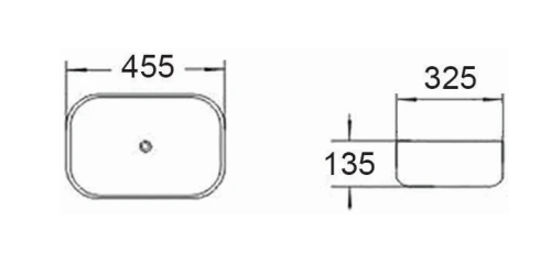 Умывальник (раковина) MEXEN RITA BEIGE MATT