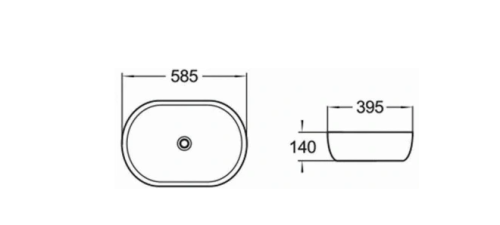 Умивальник (раковина) MEXEN ALITA BLUE