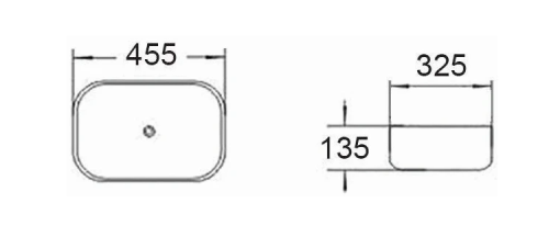 Умивальник (раковина) MEXEN RITA PINK MATT накладний