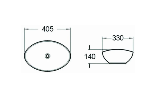 Умывальник (раковина) MEXEN ELZA BLUE MATT