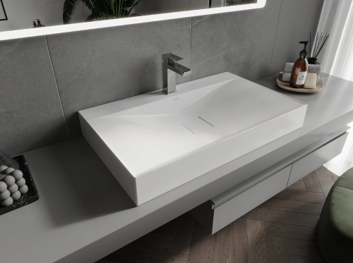 Умывальник (раковина) MEXEN POLI WHITE 80 1/O