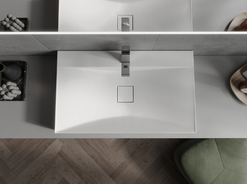 Умывальник (раковина) MEXEN POLI WHITE 80 1/O