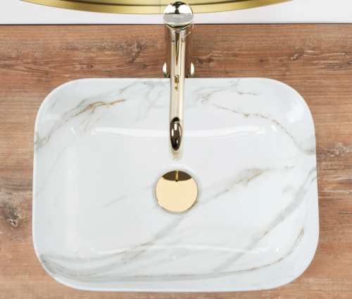 Умивальник (раковина) REA DEMI MINI AIAX SHINY накладний