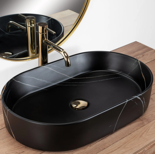 Умывальник (раковина) REA NADIA STONE MATT накладной