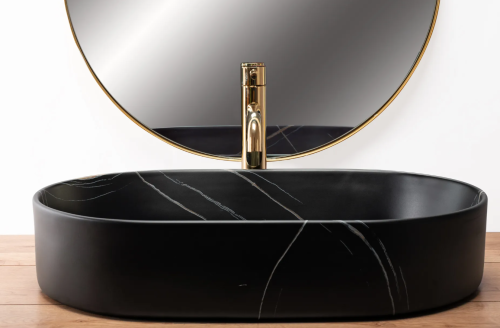 Умывальник (раковина) REA NADIA STONE MATT накладной