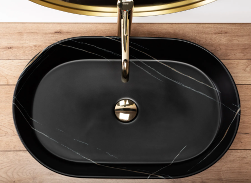 Умывальник (раковина) REA NADIA STONE MATT накладной