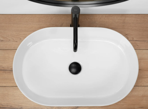 Умивальник (раковина) REA NADIA 70 накладний білий