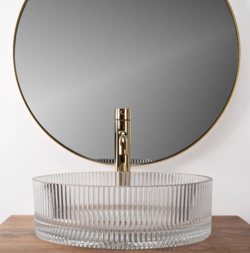 Умывальник (раковина) REA INGRID TRANSPARENT 40 накладной