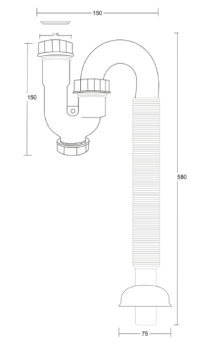 Умывальник (раковина) CORSAN ARIS напольный белый