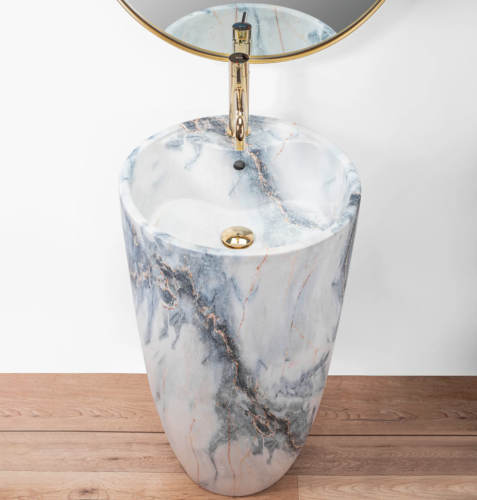 Умывальник (раковина) REA ANYA GRANIT MATT напольный