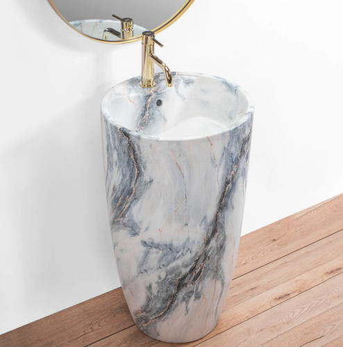 Умывальник (раковина) REA ANYA GRANIT MATT напольный