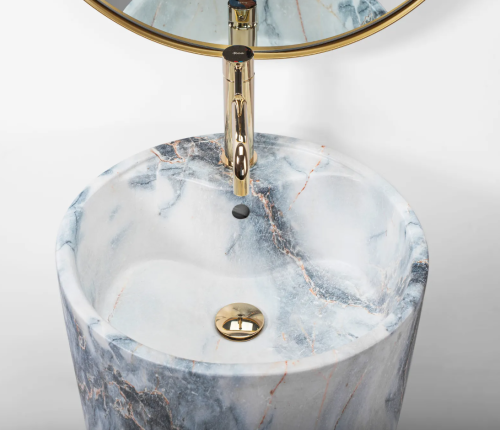 Умывальник (раковина) REA ANYA GRANIT MATT напольный