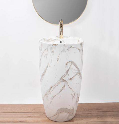 Умывальник (раковина) REA ANYA LAVA MATT напольный