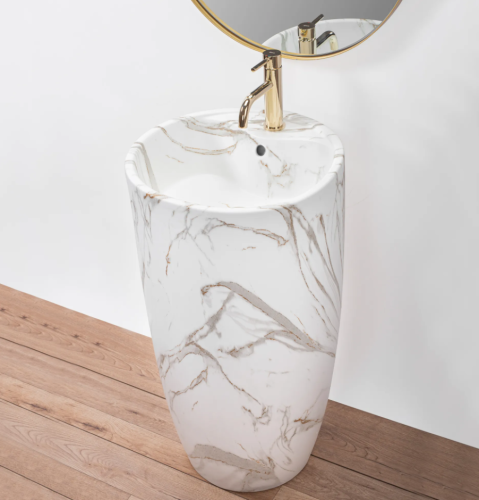 Умывальник (раковина) REA ANYA LAVA MATT напольный