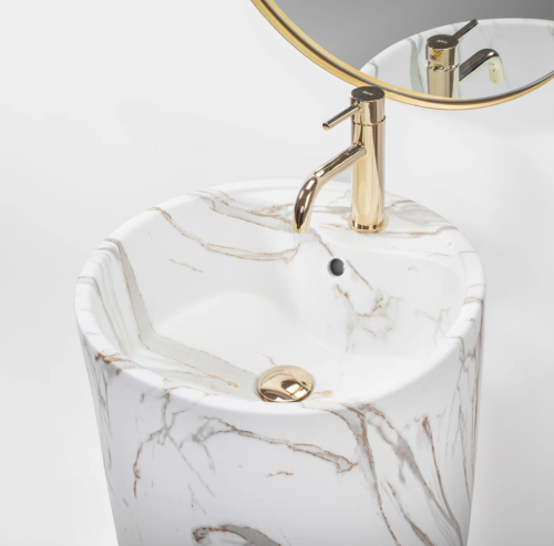 Умывальник (раковина) REA ANYA LAVA MATT напольный